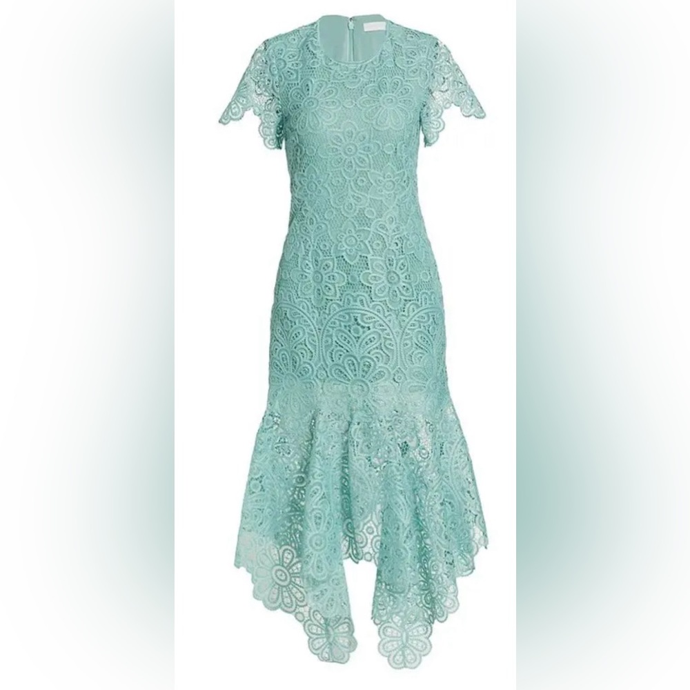 JONATHAN SIMKHAI 
Tatum Crochet Dress - Tidepool